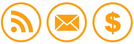 Orange Email Icon