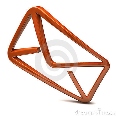 Orange Email Icon