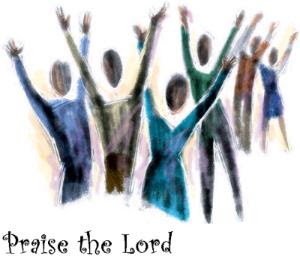 People Praise God Clip Art