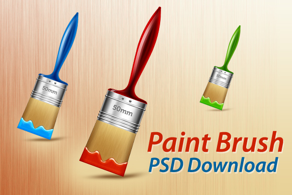 Photoshop Paint Brush PSD