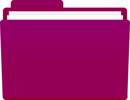 Pink Folder Icon