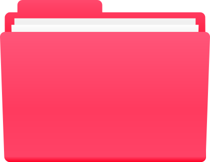 Pink Folder Icon