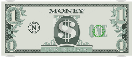 Play Money Dollar Bill Clip Art