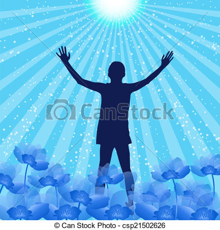 Praise God Clip Art Silhouette