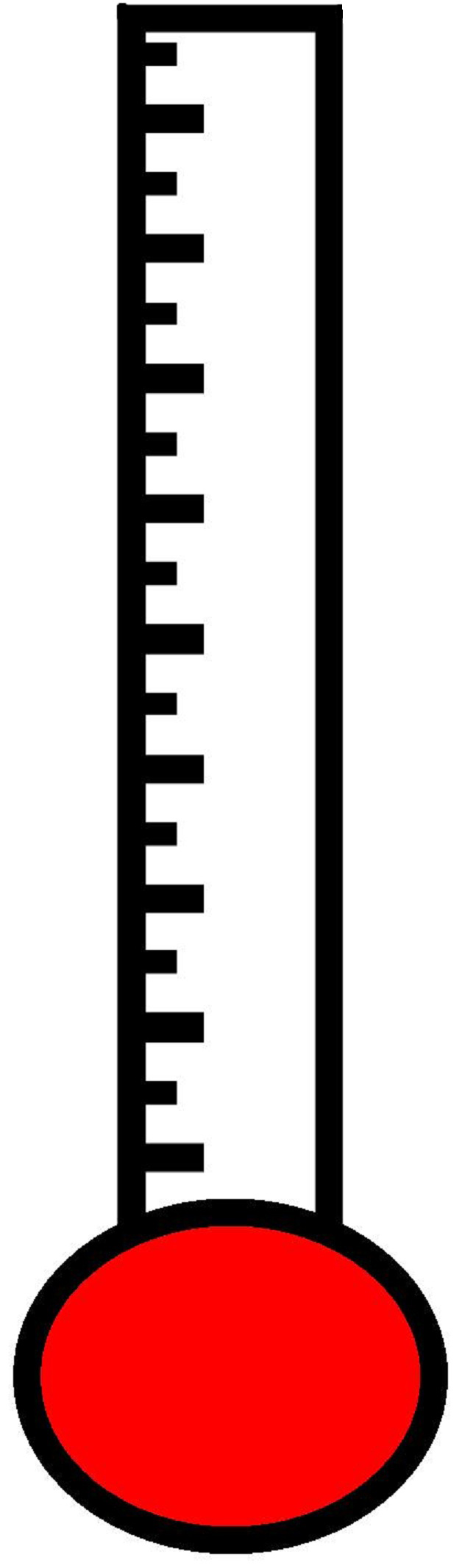 Printable Thermometer Goal Chart