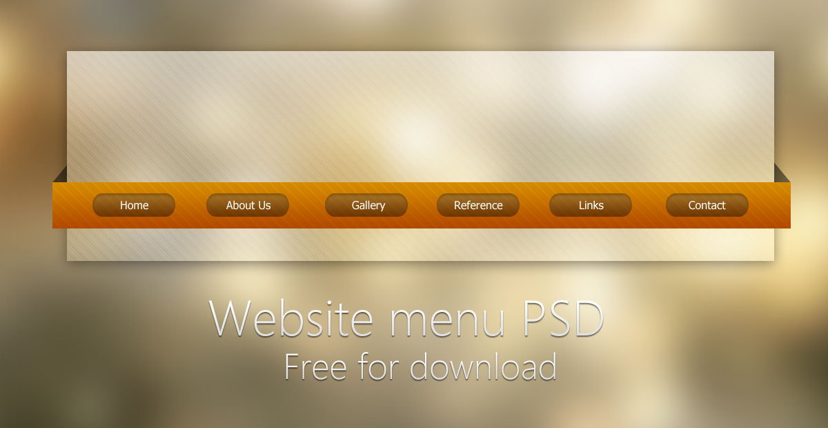 19 PSD Web Menu Images