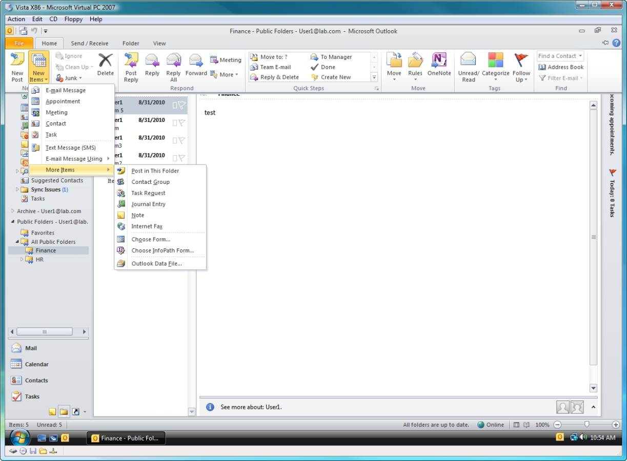 Public Folders Outlook 2010 Public Folders Outlook 2010