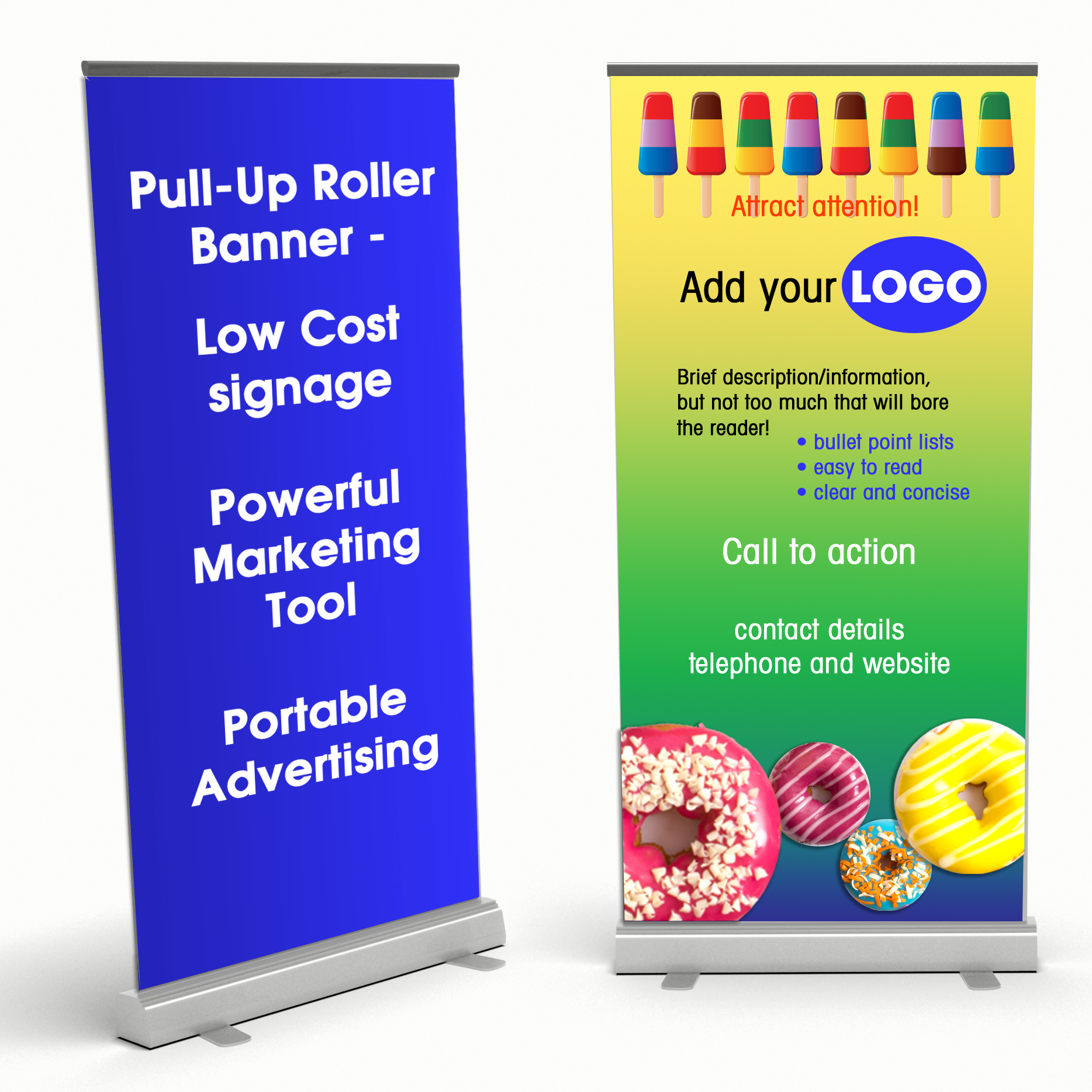 Pull Up Marketing Banners
