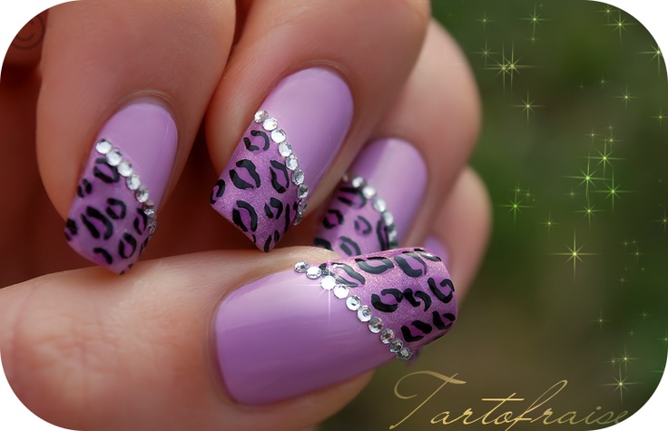 Purple Acrylic Nail Designs