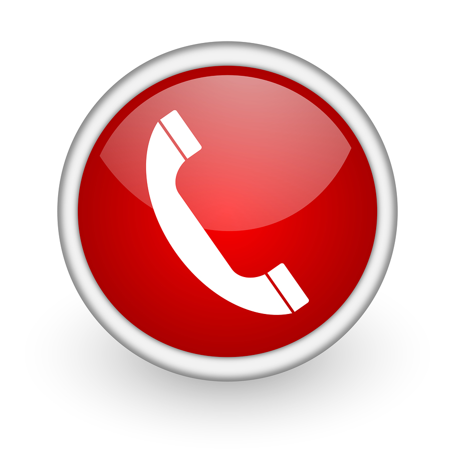 11 Red Phone Icon Contact Vector Images