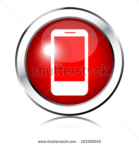 Red Phone Icons Vector Free