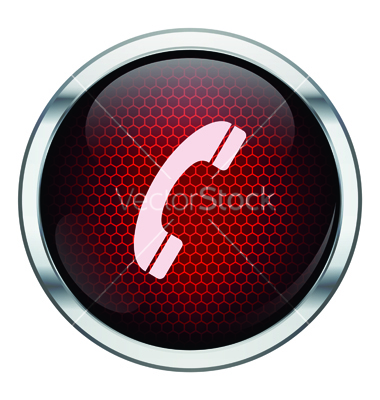 Red Phone Icons Vector Free