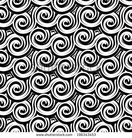 Relief Carving Patterns Black and White