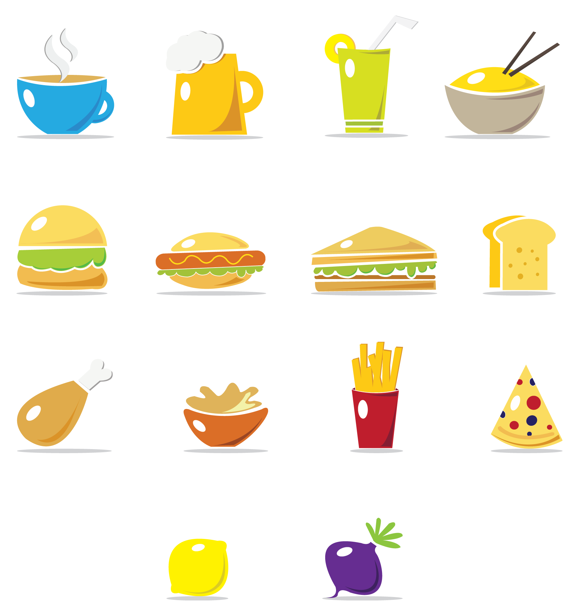 Restaurants Fast Food Icons