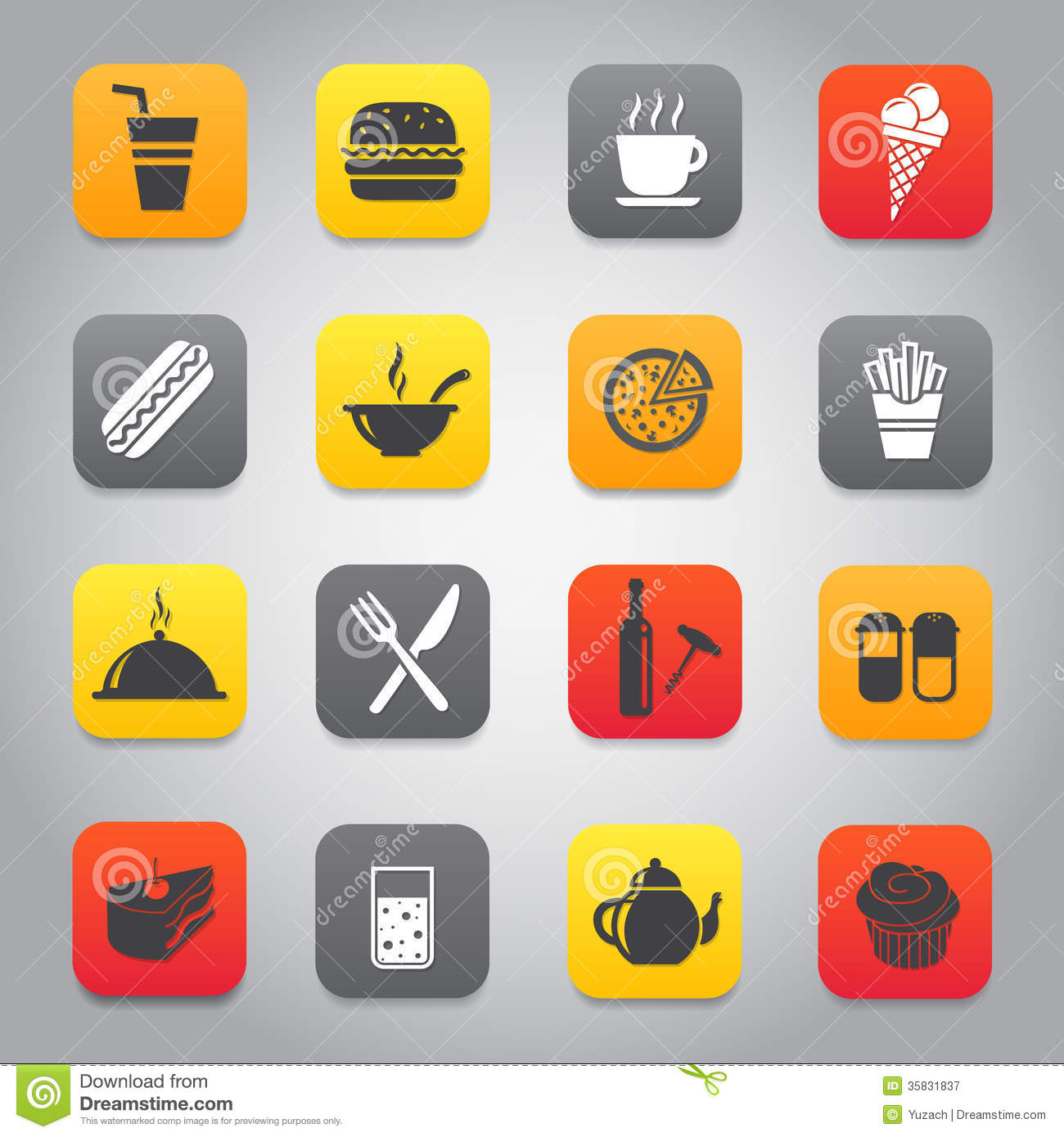 Restaurants Fast Food Icons