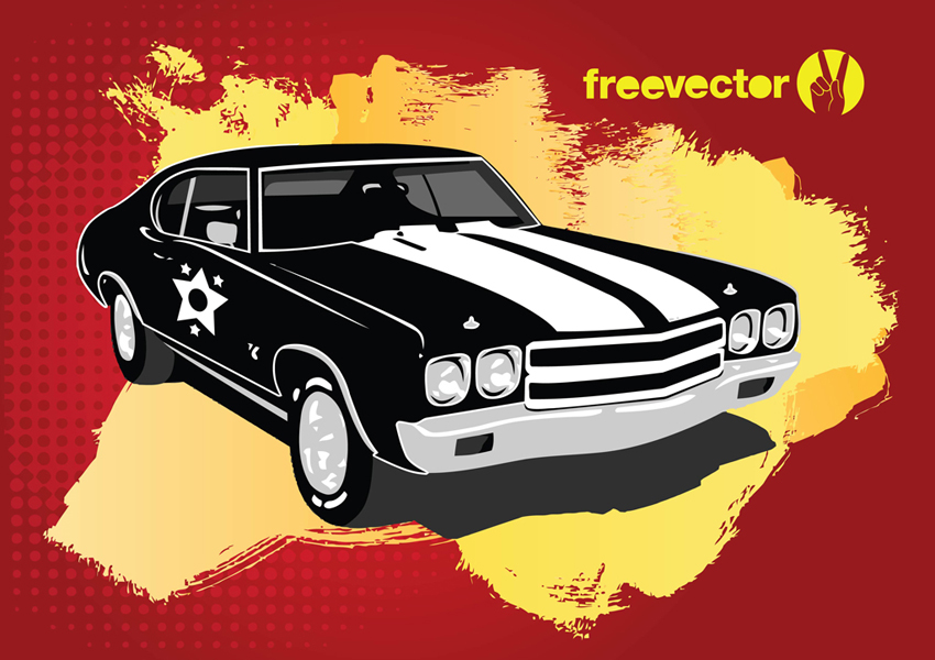 Retro Car Vector