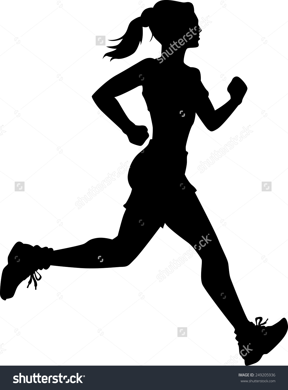 Runner Silhouette Vector