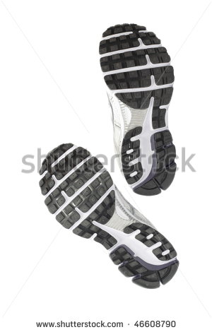 Running Shoe Sole Print