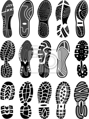 Running Shoe Sole Vector Art