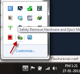 Safely Remove Hardware Icon Windows 7