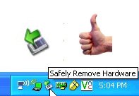 Safely Remove Hardware Icon