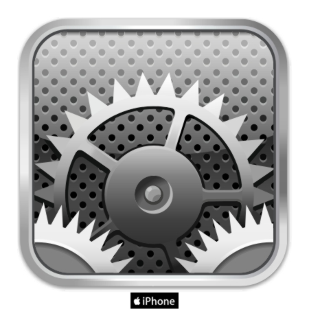 Settings Icon On iPhone Settings Icon On iPhone
