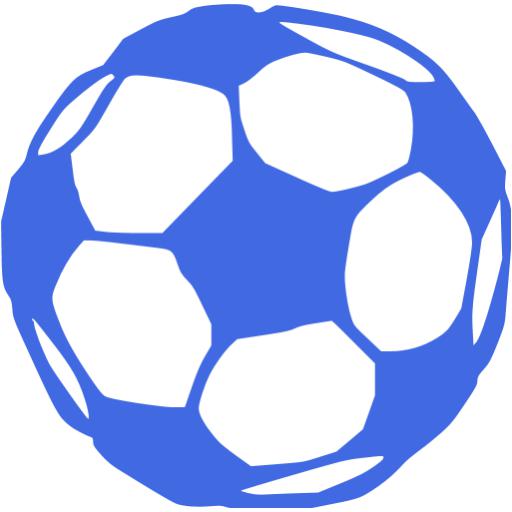 14 Blue Soccer Icon Images