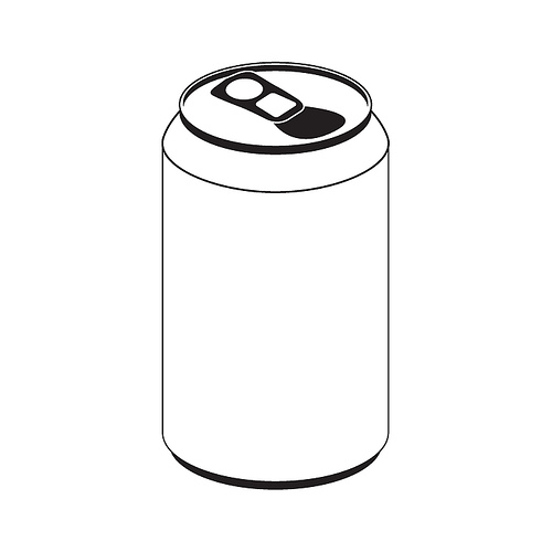 Soda Can Outline