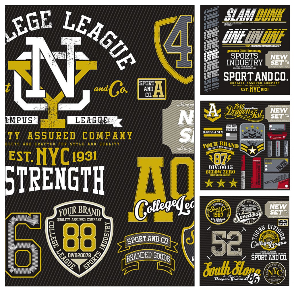 Sports T-Shirt Logo Templates