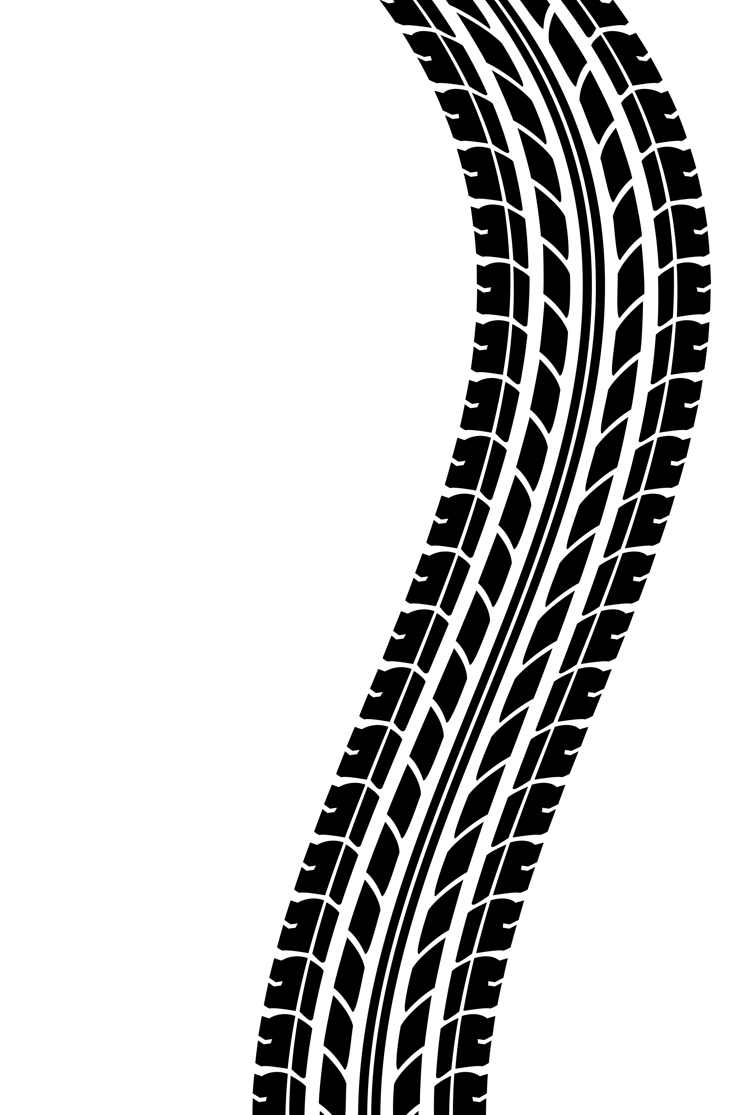 Tire Tracks Clip Art Free
