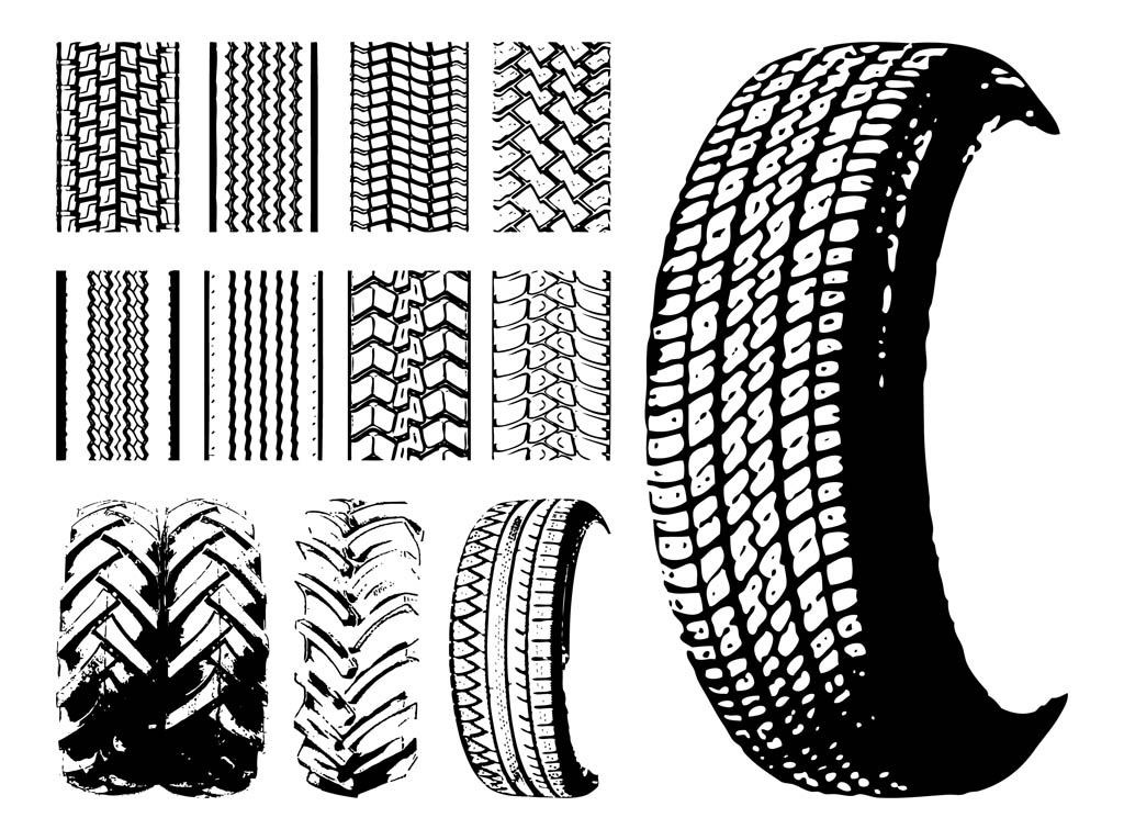 Tire Tread Vector Art Free