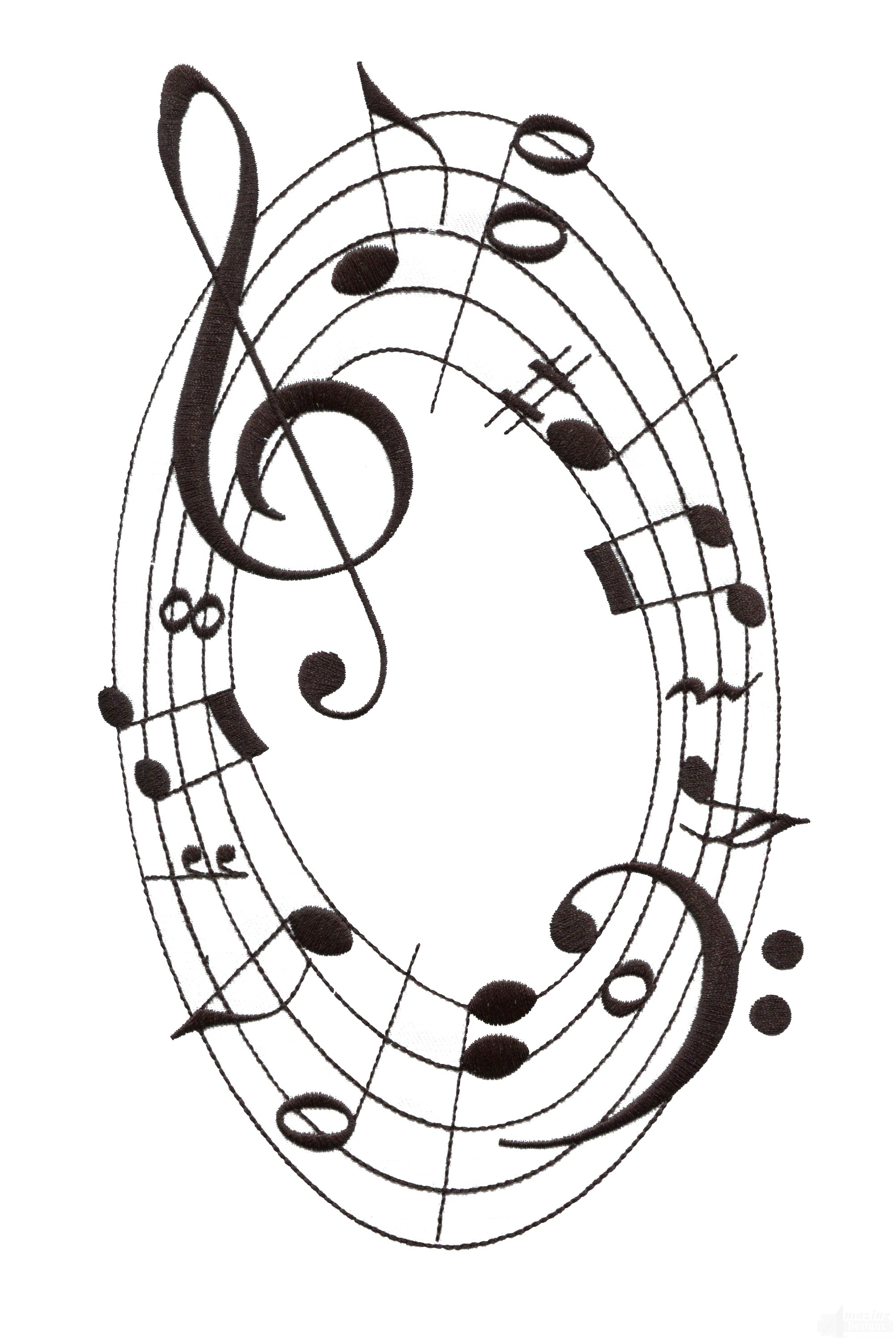 Treble and Bass Clef Design