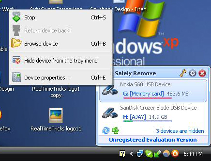 USB Safely Remove Icon Missing