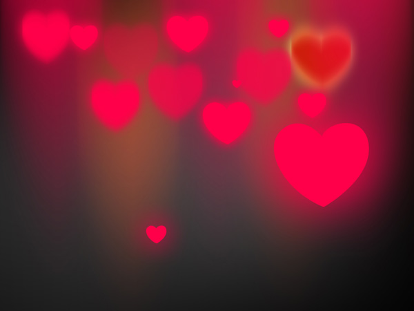 Valentine Heart Background Photoshop