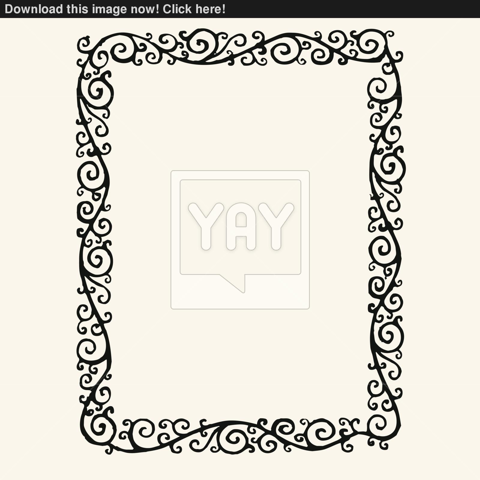 Vector Swirl Frame Vector Swirl Frame