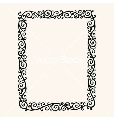 Vector Swirl Frame Vector Swirl Frame