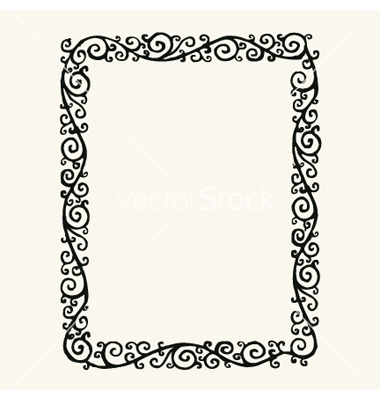 Vector Swirl Frame