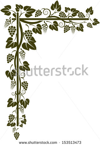 Vine Corner Clip Art Silhouette