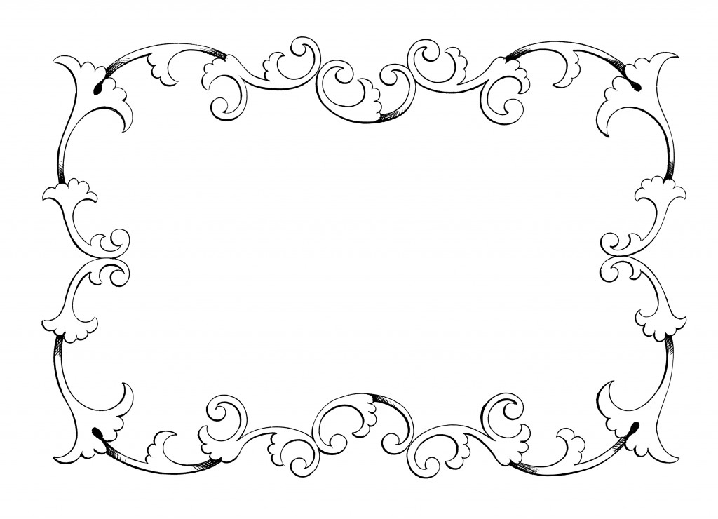 Vintage Border Frame Free Clip Art