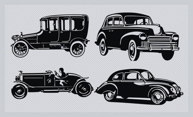 Vintage Car Silhouette