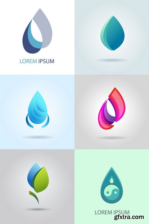 Water Drop Logo Design