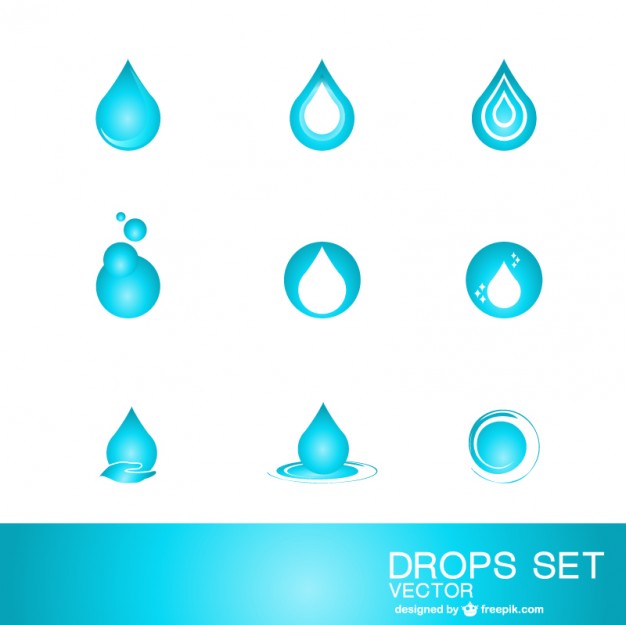 Water Drop Logo Template
