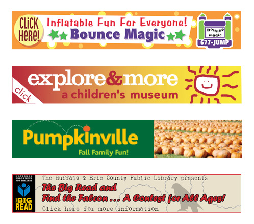 Web Banner Ads Examples