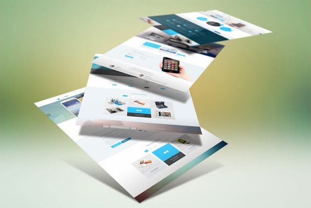 Website Mockup Display Website Mockup Display