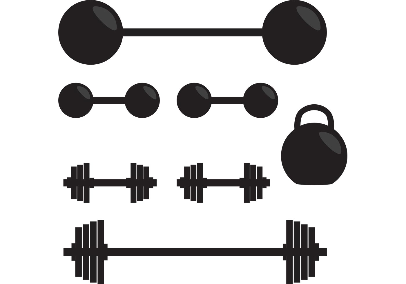 Weights Vector Art