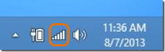 Windows 7 System Tray Network Icon