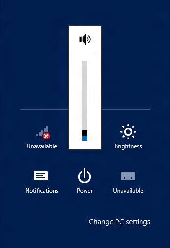 Windows 8 Volume Control