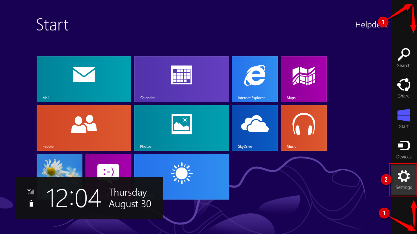 Windows 8 Wireless Icon