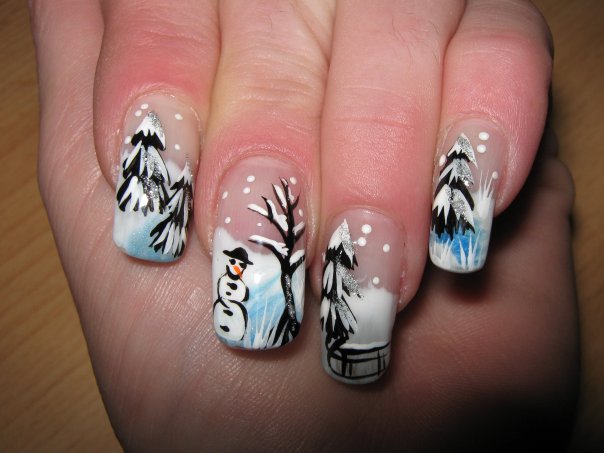 Winter Nail Art Designs