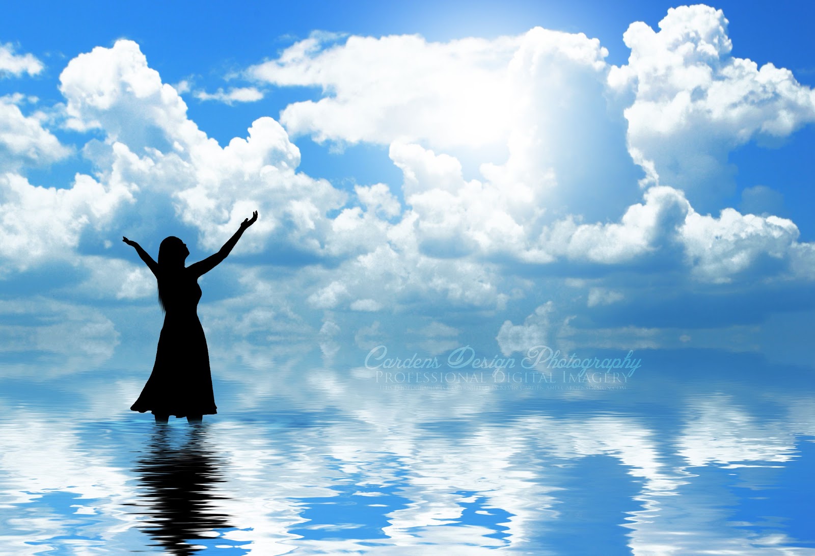 Woman Praising God